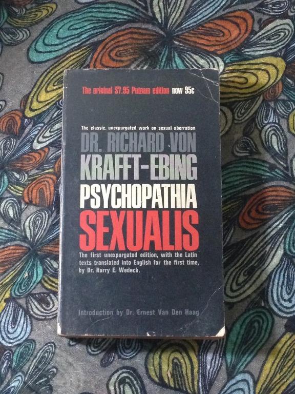 Psychopathia Sexualis Book by Dr. Richard Von Krafft Ebing, Hobbies