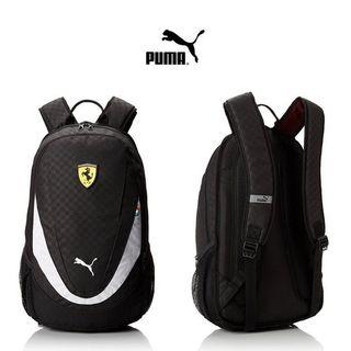 puma ferrari bookbag white