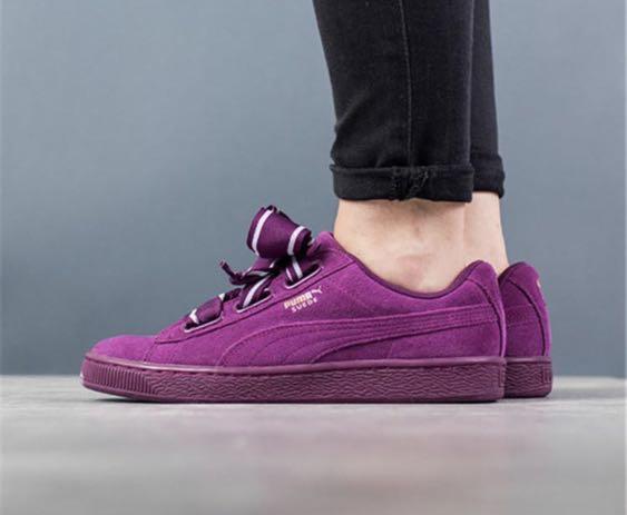 Puma suede pink ribbon shop