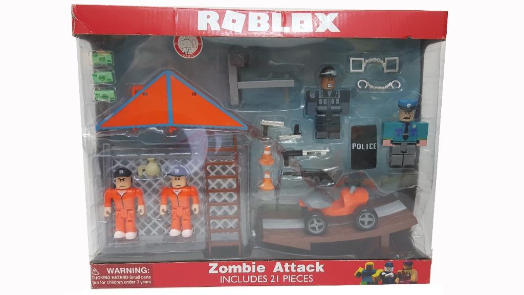 Roblox Zombie Attack Toys Games Other Toys On Carousell - police vszombies roblox