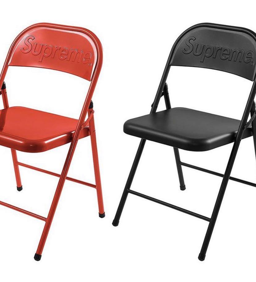Supreme folding chair aw20 fw20 Furniture Home Living Furniture Chairs on Carousell