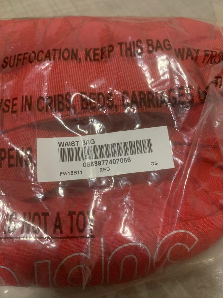 Buy Supreme Waist Bag 'Red' - FW18B11 RED