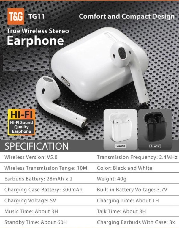 Tg11 earphones shop