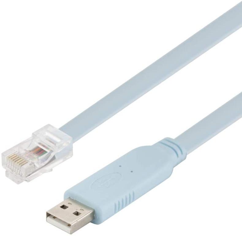USB Console Cable, Moyakal 1.8 m USB to FTDI Chipset RS232 to RJ45 ...