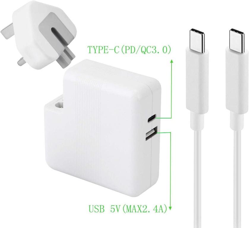 Usb C 65w 61w Type C Power Adapter Charger With One Usb Port 5v Mobile Phone