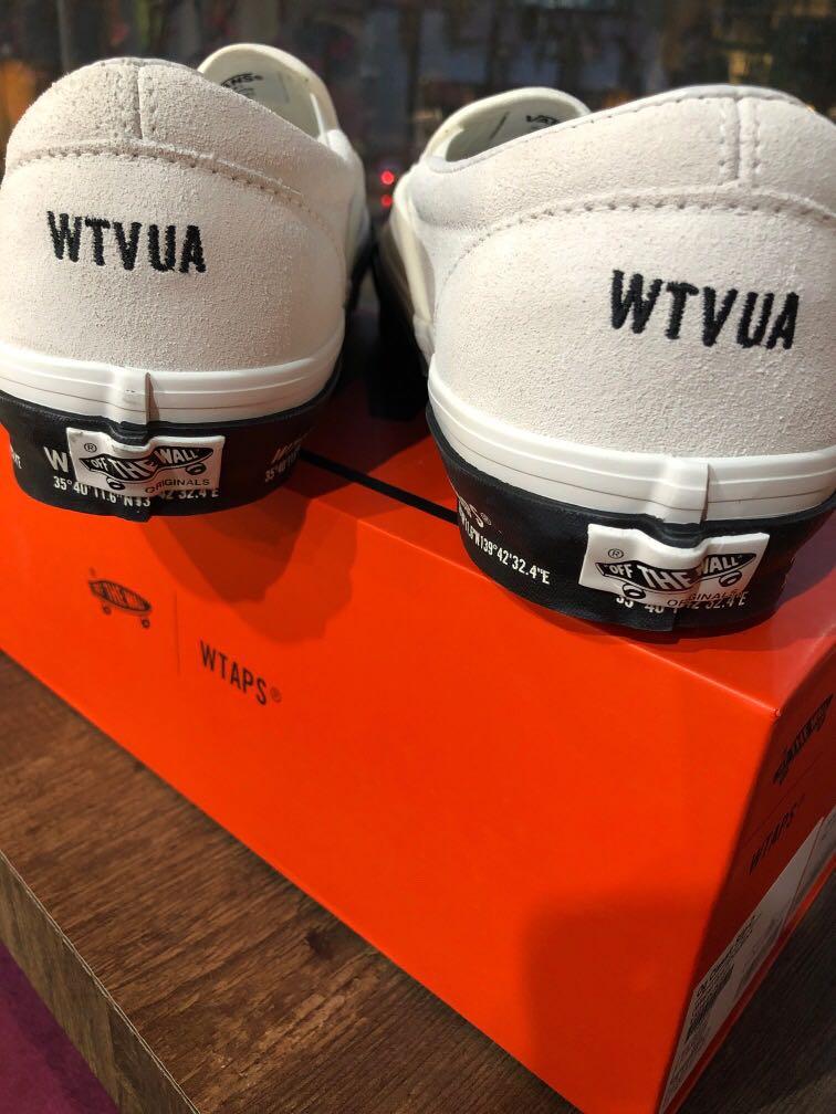 vans vault x wtaps classic slip on lx