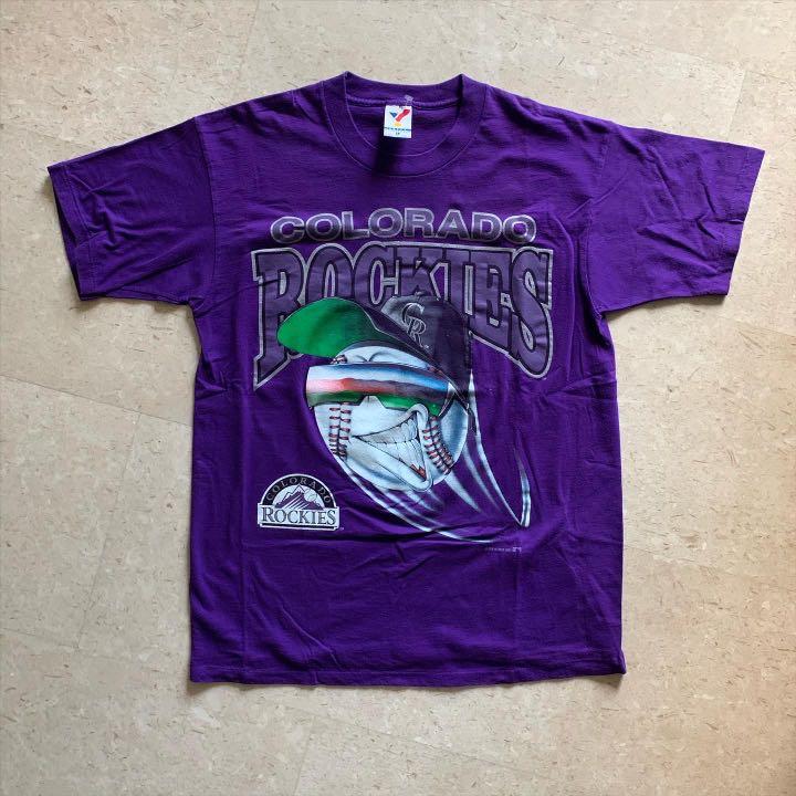 1991 MLB colorado rockies shirt, Men's Fashion, Tops & Sets, Tshirts & Polo  Shirts on Carousell