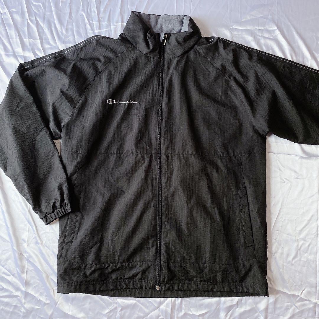 All black deals champion windbreaker