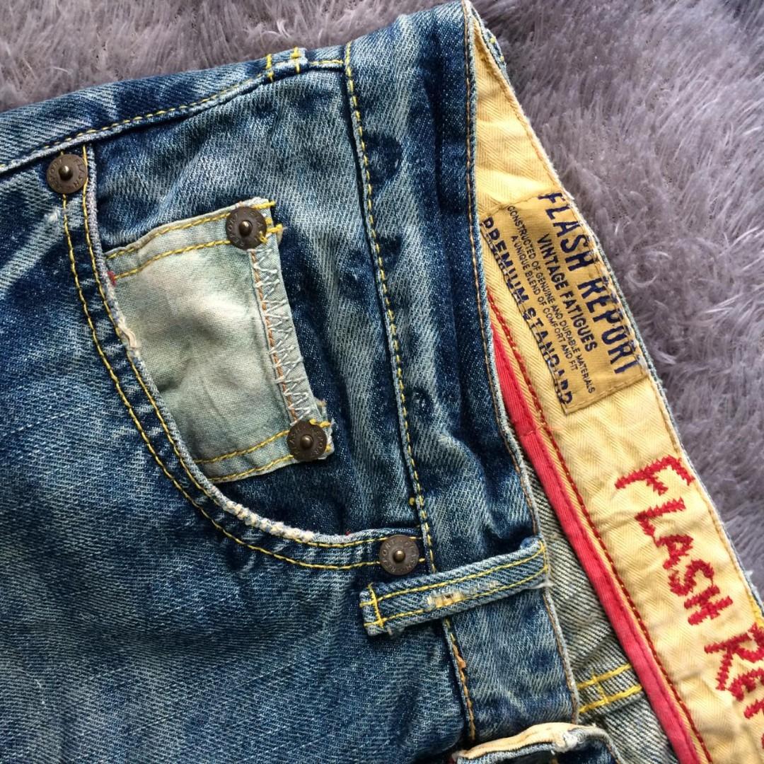 Vintage jeans flash reports, Fesyen 