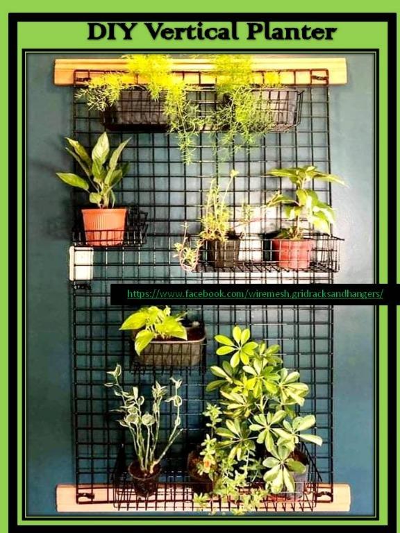 Wire Mesh Wire Grid Wire Basket Open Basket Wire Planter Diy Gardening Garden Tools Supplies On Carousell