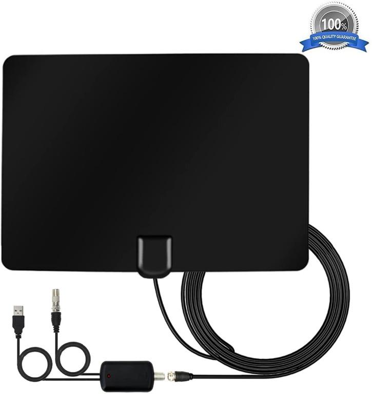 Wmq 16 Indoor Digital Tv Aerial Freeview Hdtv Antenna Amplified Tv Antenna 50 Mile Range With 1080p Vhf Uhf Fm Strong Multidirectional Reception Usb Power Supply And Detachable Amplifier Signal Booster Electronics Others On Carousell
