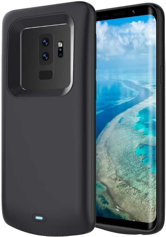 Wmq 21 Battery Case For Samsung Galaxy S9 Plus S9 5200mah Rechargeable Extended Battery Charging Case External Battery Charger Case Add 100 Extra Juice Mobile Phones Tablets Mobile Tablet Accessories