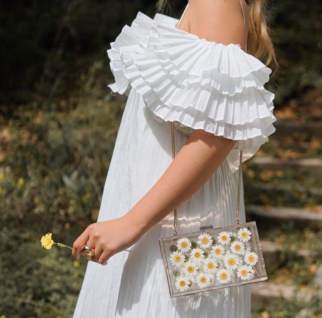 Zara sales perspex bag