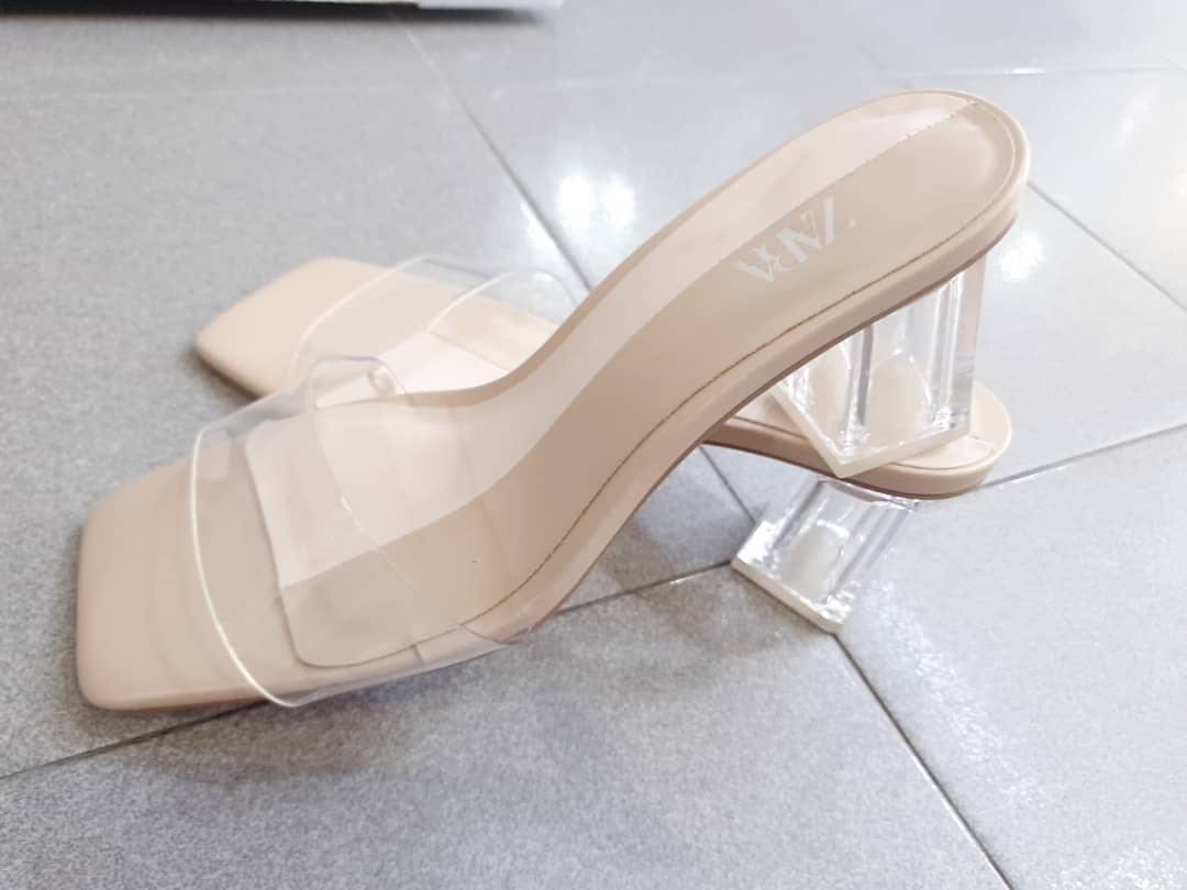 Zara transparent block heels Tagged brand new Size 37 Buying rs. 18k  Selling rs.12k | Instagram