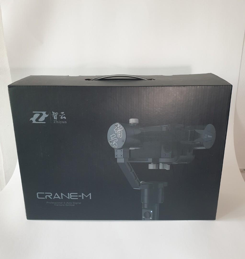 Zhiyun Crane-M 3-Axis Handheld Gimbal Stabilizer (Category: Other Audio Equipment) located in Quezon City. Submitted by abryan.uy (Listing ID 1033097222, Image 1). Description: Used only a few times. Can fit compact Mirrorless cameras..