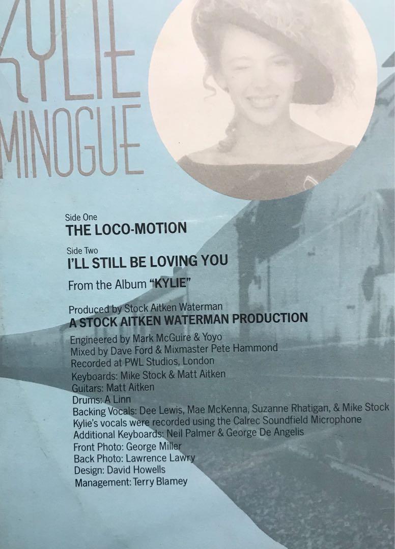 Kylie Minogue - THE LOCO-MOTION Promo12 LP VINY - Used