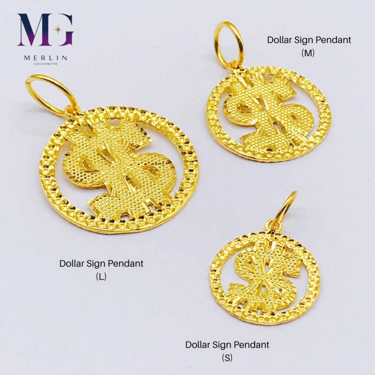 Dollar store sign pendant