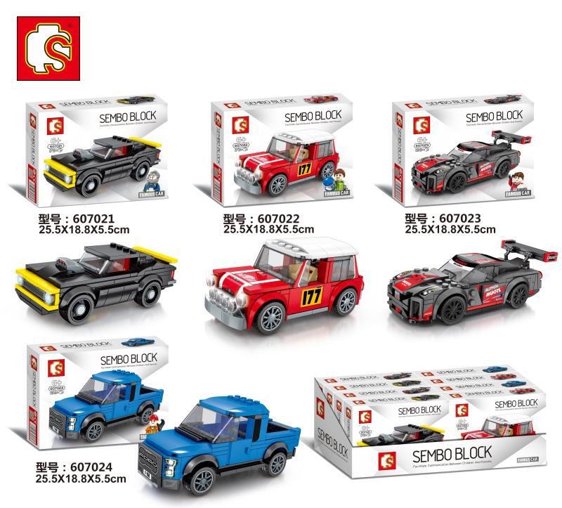 lego sembo block car