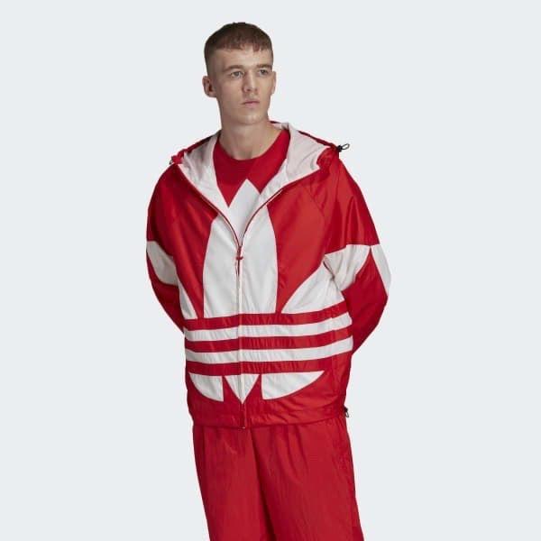 Lush red adidas tracksuit on sale
