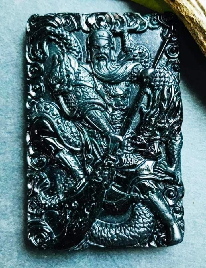 Guan yu shop jade pendant