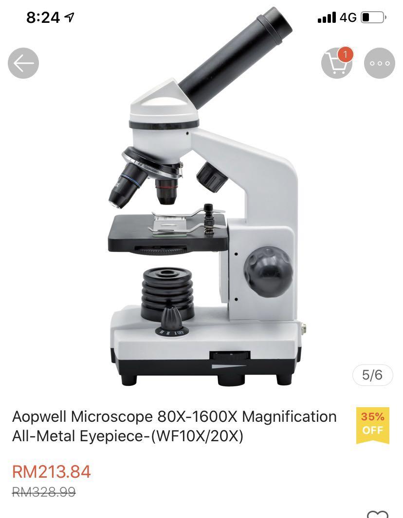 新品 AOPWELL 顕微鏡 80X-1600X - その他