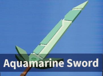 Must Buy Aquamarine Sword Roblox Islands Skyblox Skyblocks Toys Games Video Gaming In Game Products On Carousell - roblox crimson sword