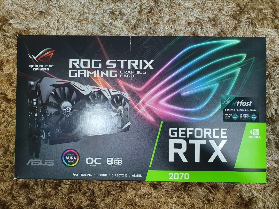Asus Rog Strix Gaming Rtx 70 Oc Electronics Computer Parts Accessories On Carousell