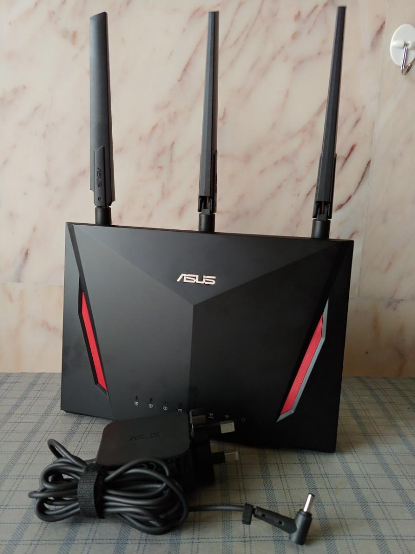 Asus Rt Ac86u Router Electronics Computer Parts Accessories On Carousell