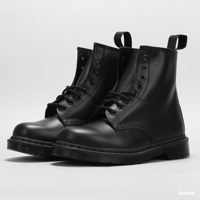 Authentic Dr Martens 1460 MONO Black Boots Women s Fashion