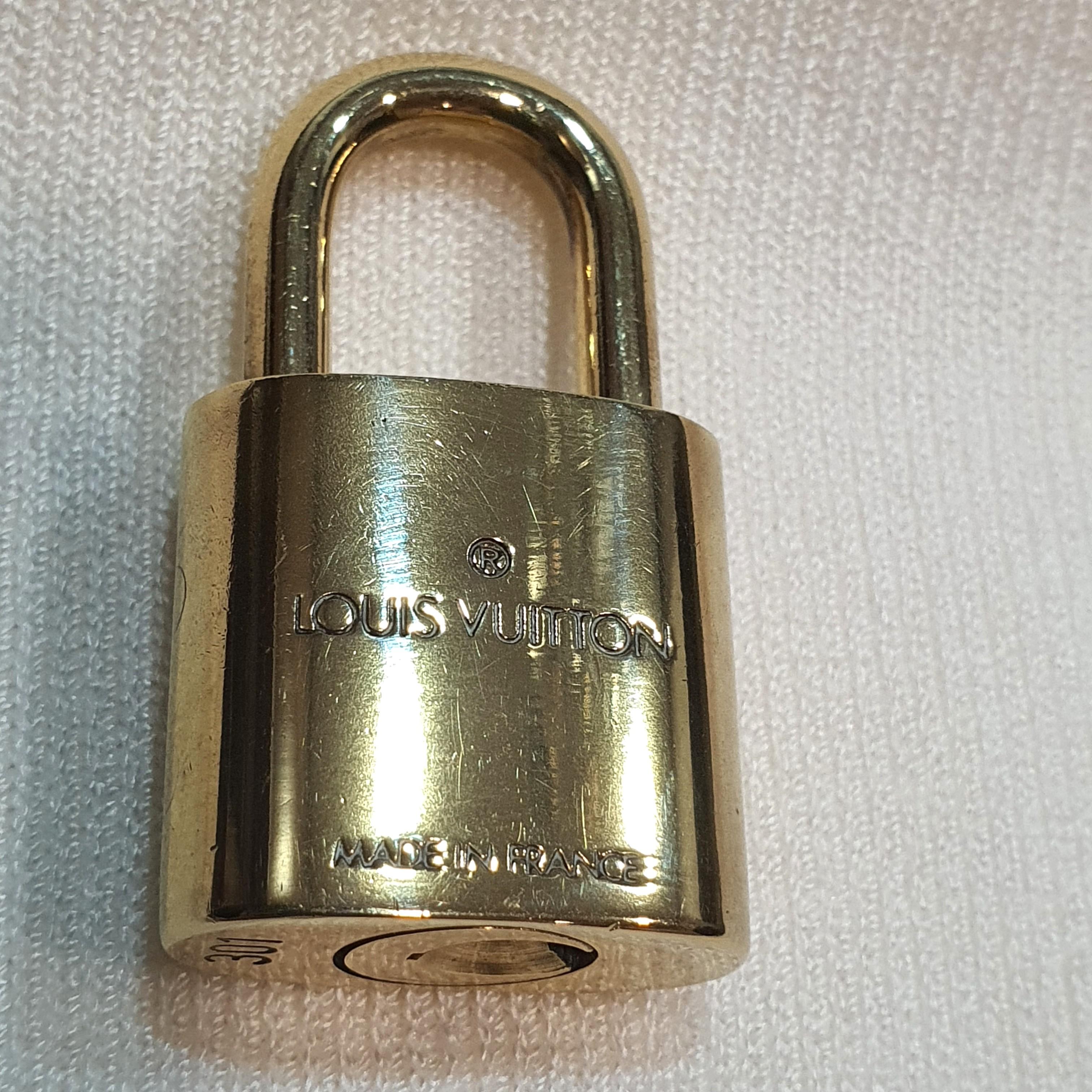 Louis Vuitton Padlock Lock and Key 301 LV Purse Charm Not -  UK
