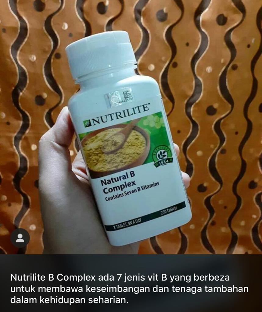 B Complex by Nutrilite, Health & Nutrition, Health Supplements