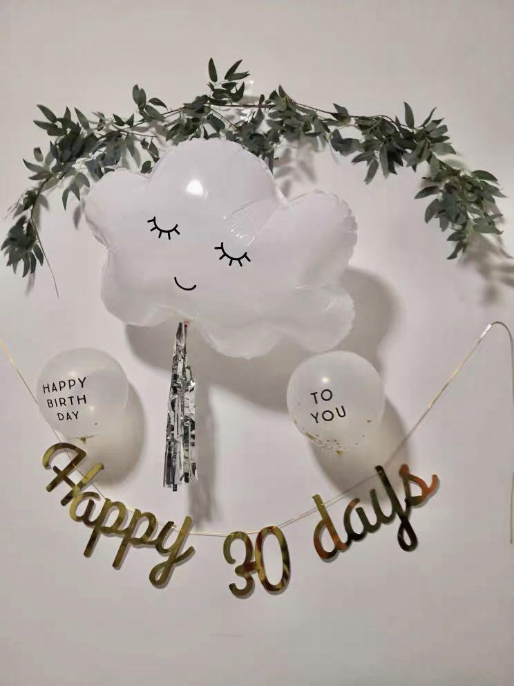 Baby Baby full month celebration 30 days decoration set, Hobbies