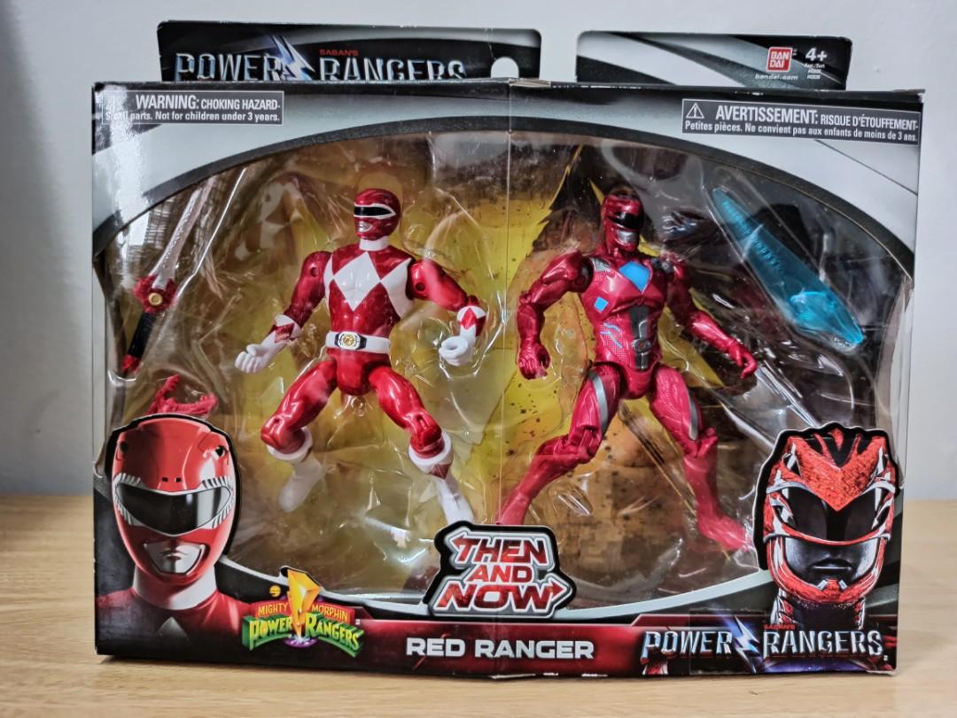 Power rangers then and hotsell now figures