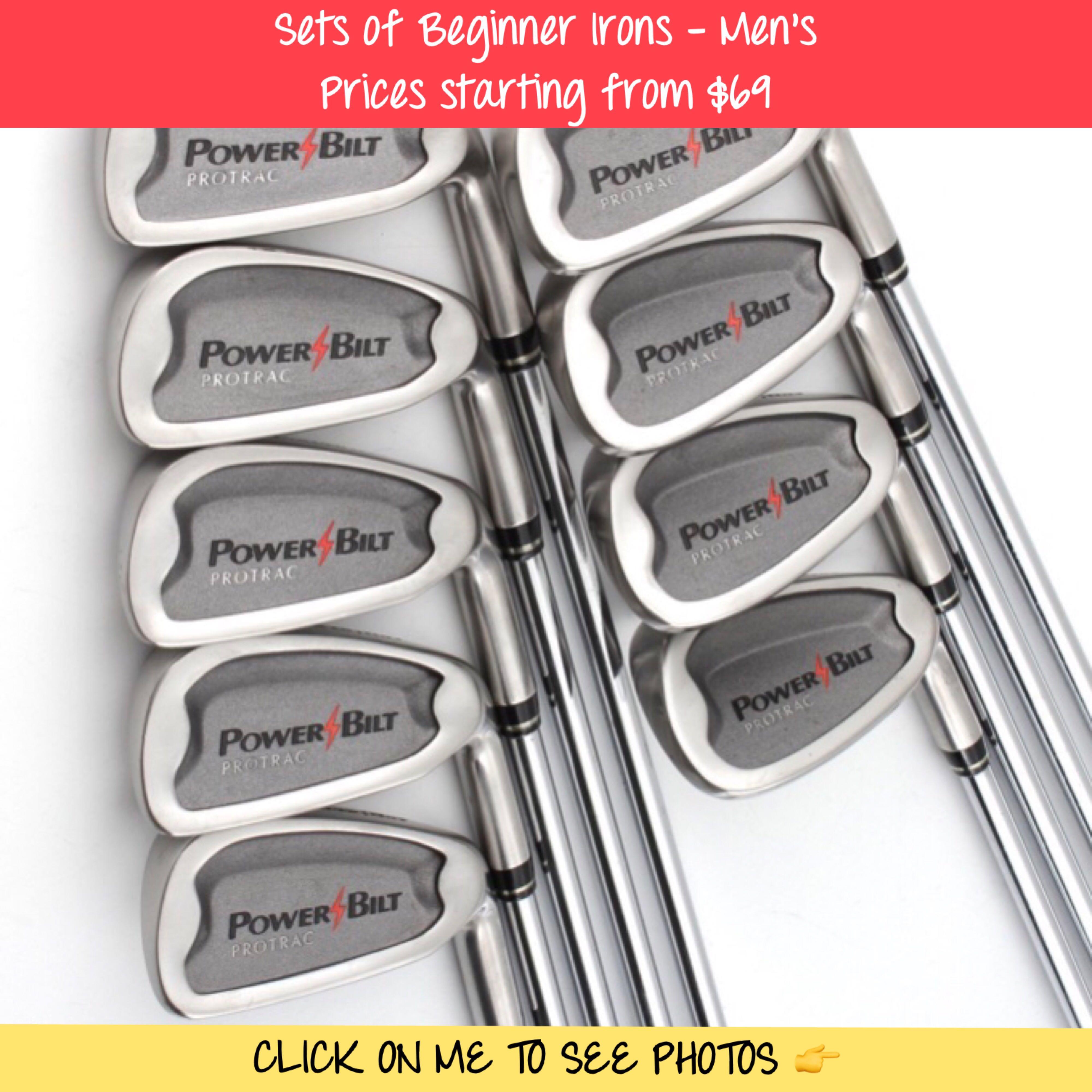 Beginner / Starter Irons - Men's R/H Band D - Sets ...