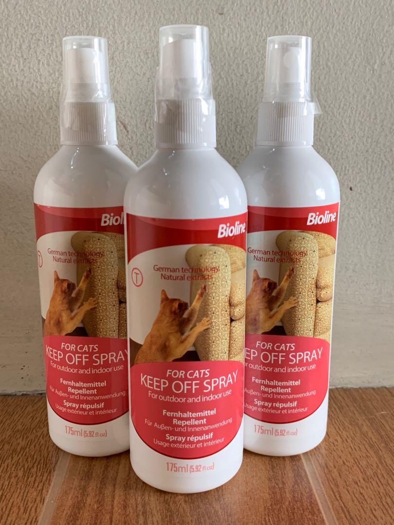 Bioline Keep Off Spray For Cats 175ml Pet Supplies Health Grooming On Carousell