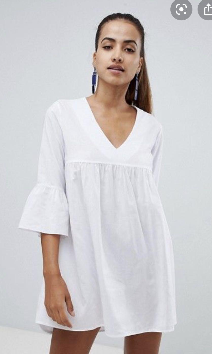 pretty little thing smock dress