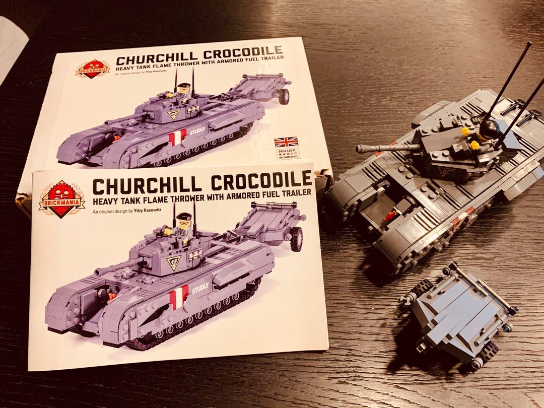 Brickmania churchill crocodile top