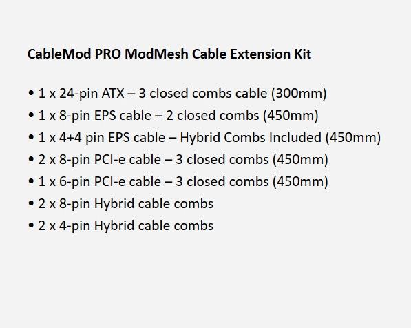 CableMod Pro ModMesh Extension Kit, Computers & Tech, Parts ...