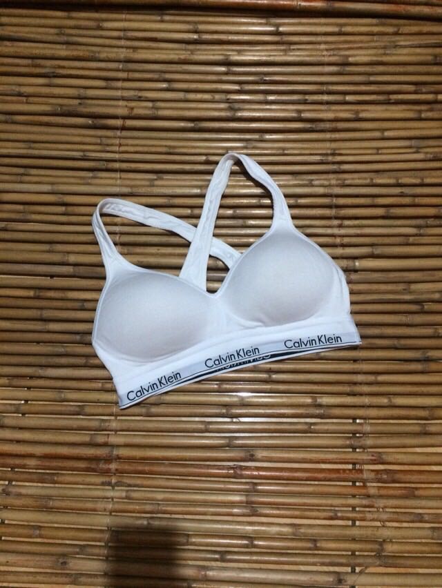 calvin klein padded sports bra