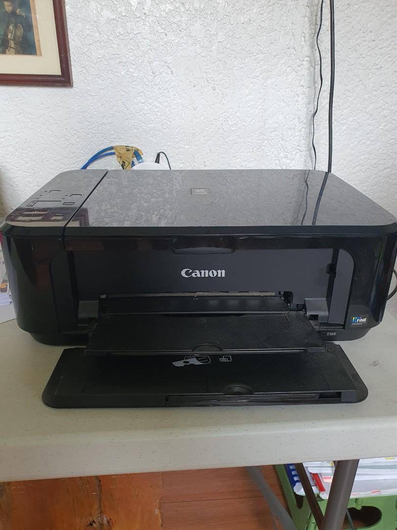 canon e560 scan