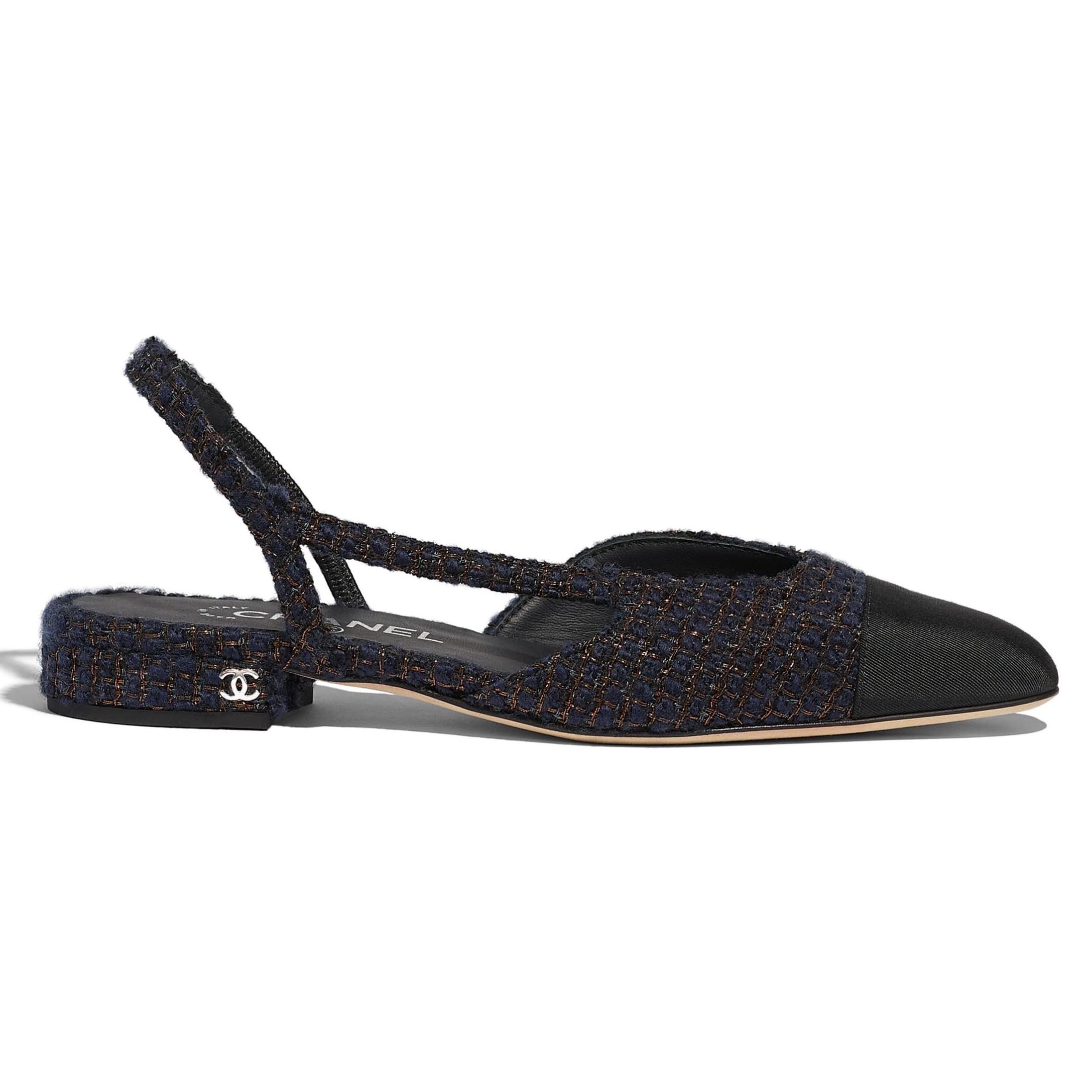 Chanel tweed slingback new arrivals