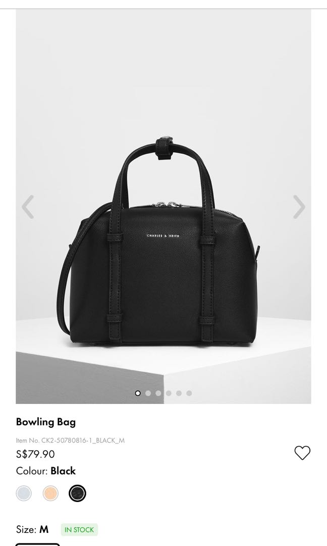 Charles Keith Bowling Bag Women s Fashion Bags Wallets Cross body Bags on Carousell
