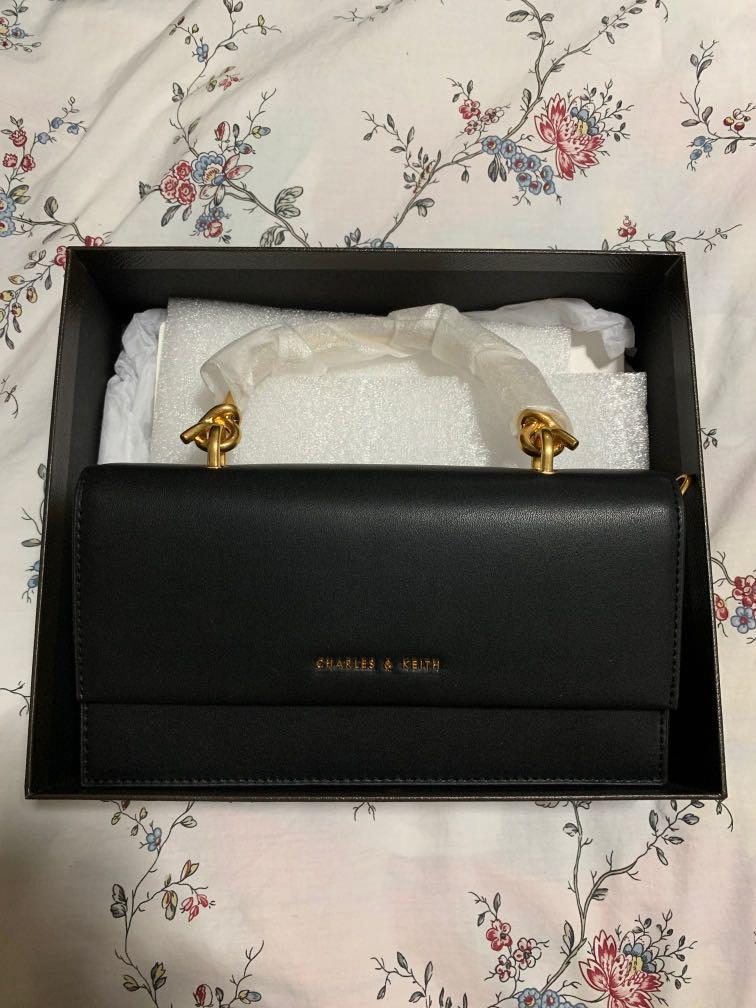 Metal top shop handle long wallet