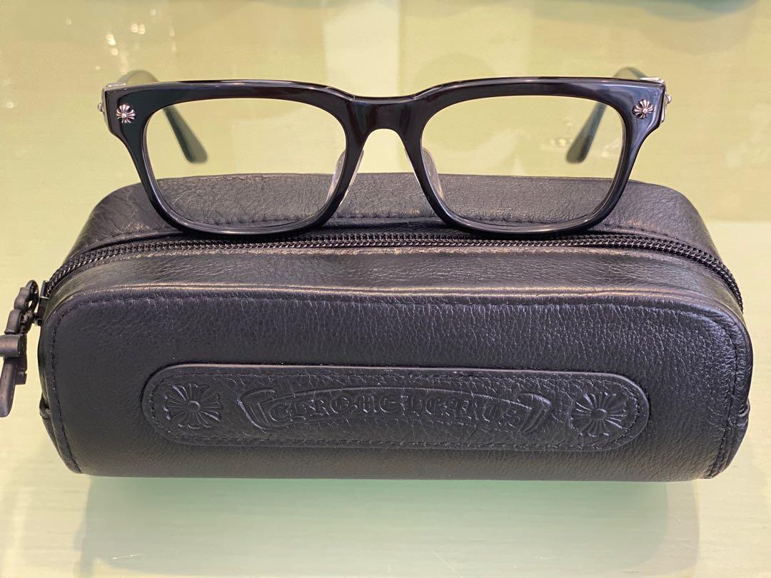 Chrome Hearts Vagilante -Black with Case, 男裝, 鞋, 鞋墊及飾物 