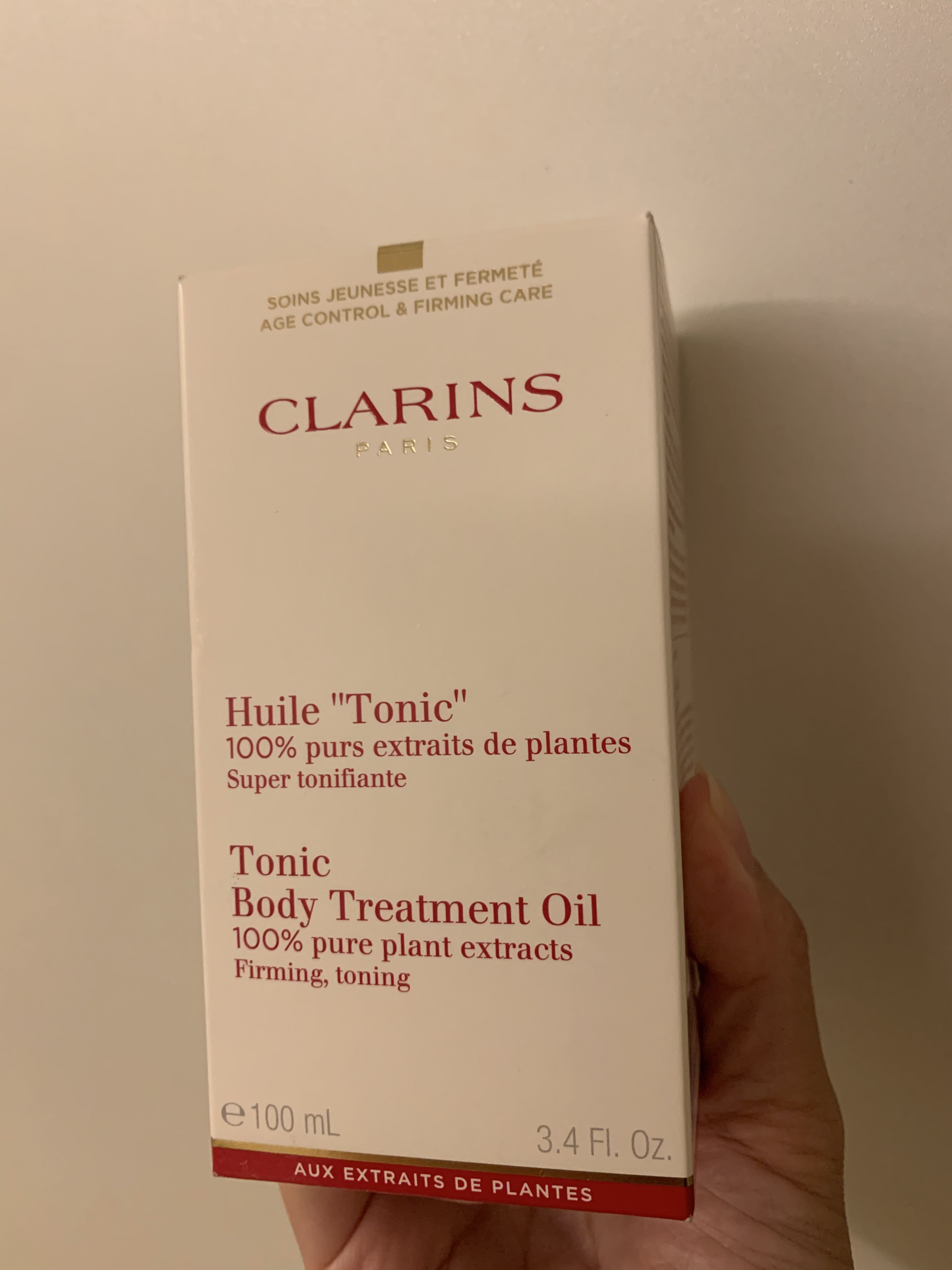 Clarins Huile “Tonic” body treatment oil, Beauty & Personal Care, Bath