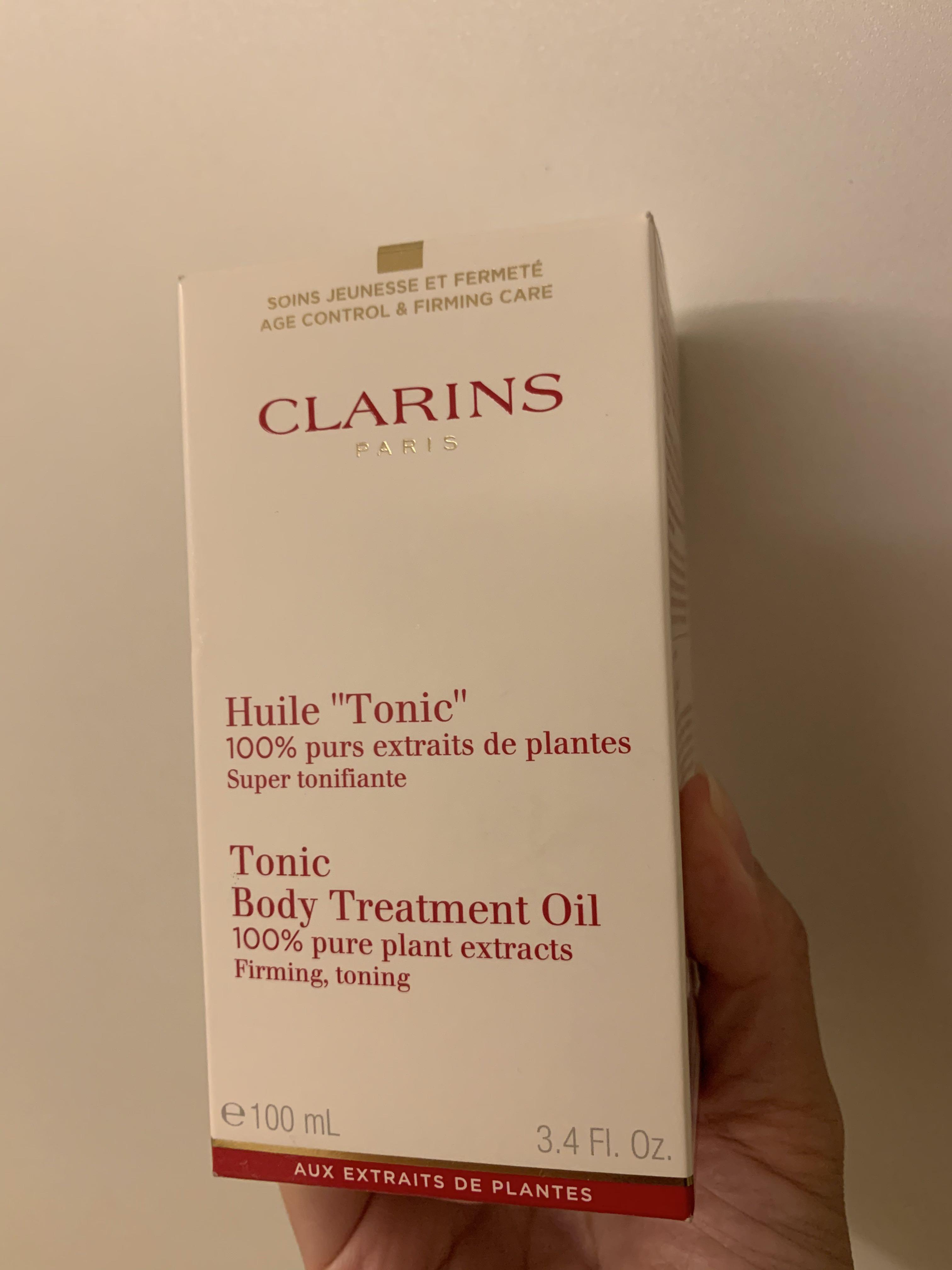 Clarins Huile “Tonic” body treatment oil, Beauty & Personal Care, Bath