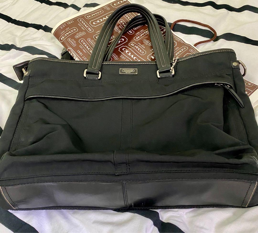 COACH men briefcase / laptop bag, Luxury, Bags & Wallets, Briefcases on