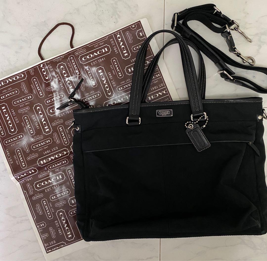 COACH men briefcase / laptop bag, Luxury, Bags & Wallets, Briefcases on