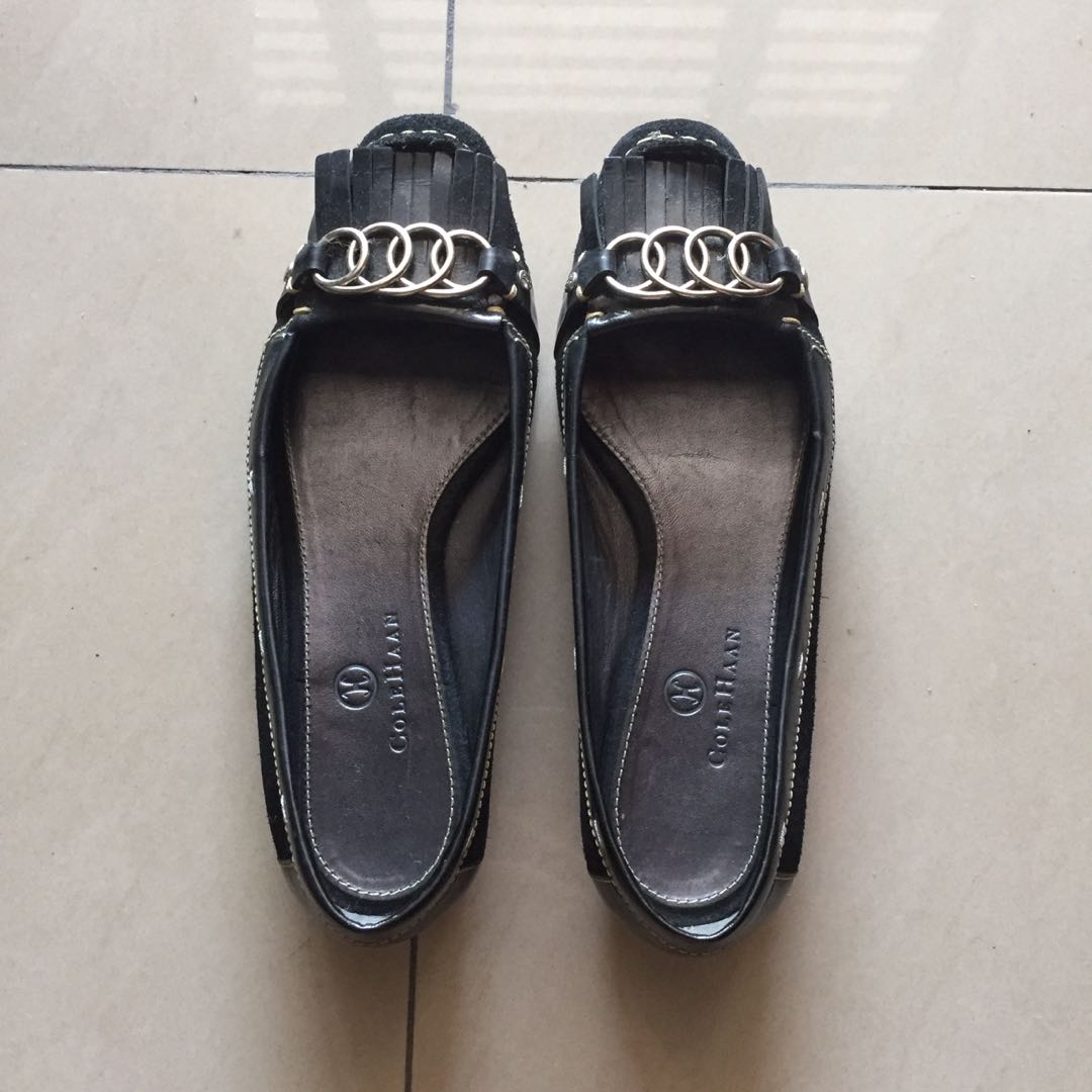 cole haan black loafers