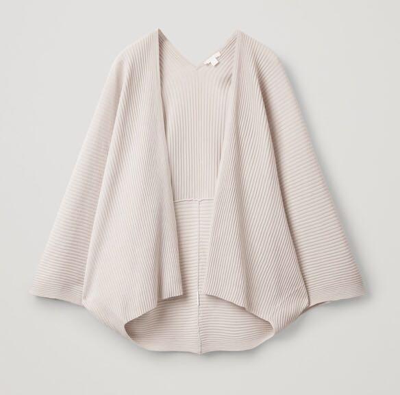 COS Cape Style Cardigan Summer Knit